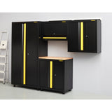 Armario de pared Stanley armario de herramientas rta de 2 puertas (negro amarillo)