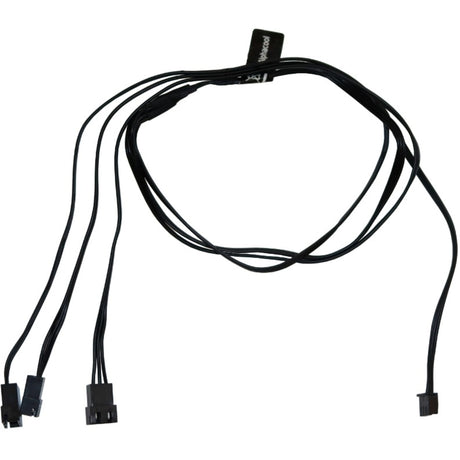 Cable Y LED RGB digital Alphacool de 3 vías con conector macho JST (negro, 60 cm)
