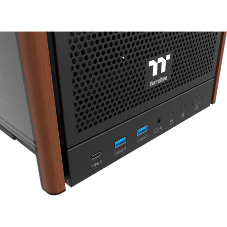 Carcasa Thermaltake S370 WS MIDI Tower (negro | 2x USB-A | 1x USB-C | vidrio templado)