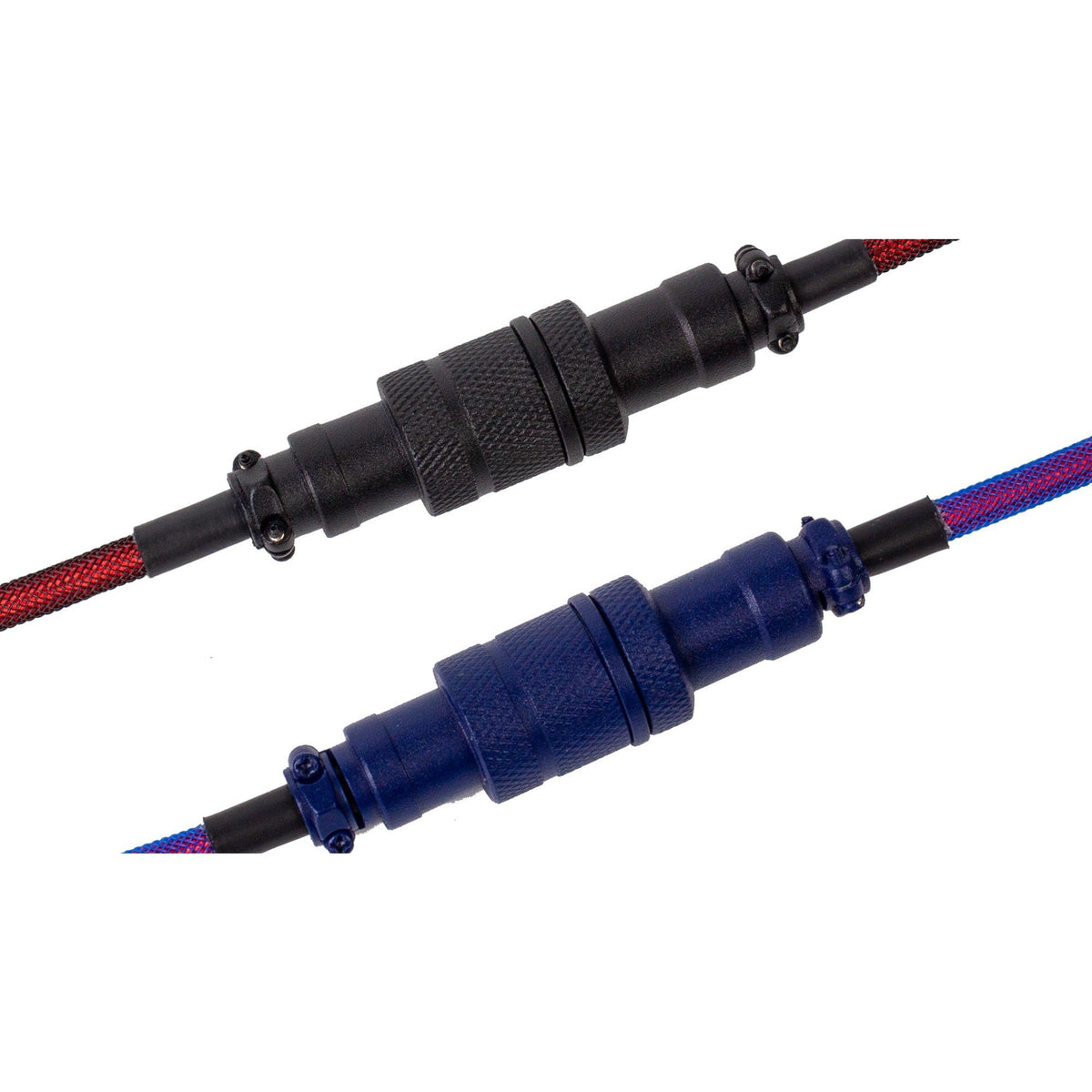 Cable aviador enrollado premium Keychron, cable en ángulo (lila, 1,08 metros)