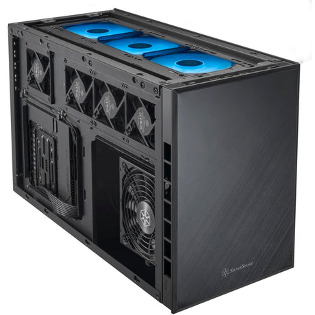 Carcasa minitorre Silverstone sugo 17 (negro | 2x USB-A | 1x USB-C)