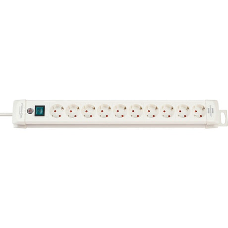 Brennerstuhl premium-line enchufe de extensión regleta de 10 vías (blanco, 1952200100)