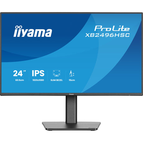 Monitor Iiyama prolite xb2496hsc-b1 24 (negro (mate), 144 Hz, HDMI, USB-C, audio)
