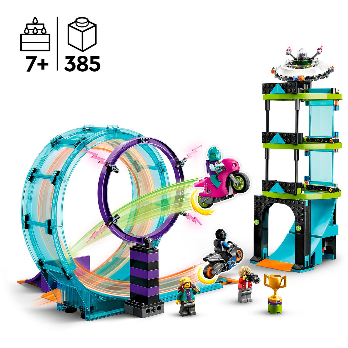 Lego City - Juguete de construcción Ultimate Stunt Drivers Challenge (60361)