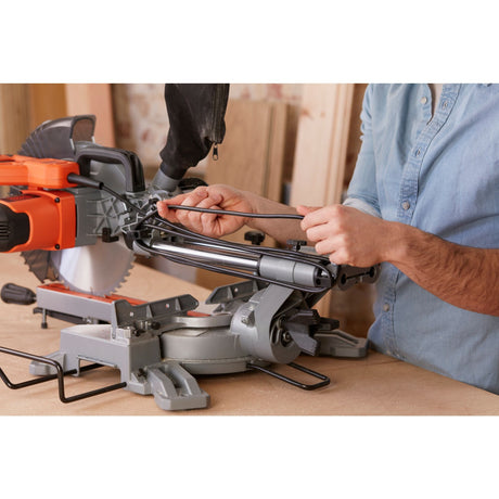 Sierra tronzadora e ingletadora black+decker 1600w 216mm - bes700-qs