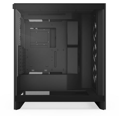 Carcasa midi tower nzxt h7 flow (2024) (negro | 2x USB-A | 1x USB-C | vidrio templado)