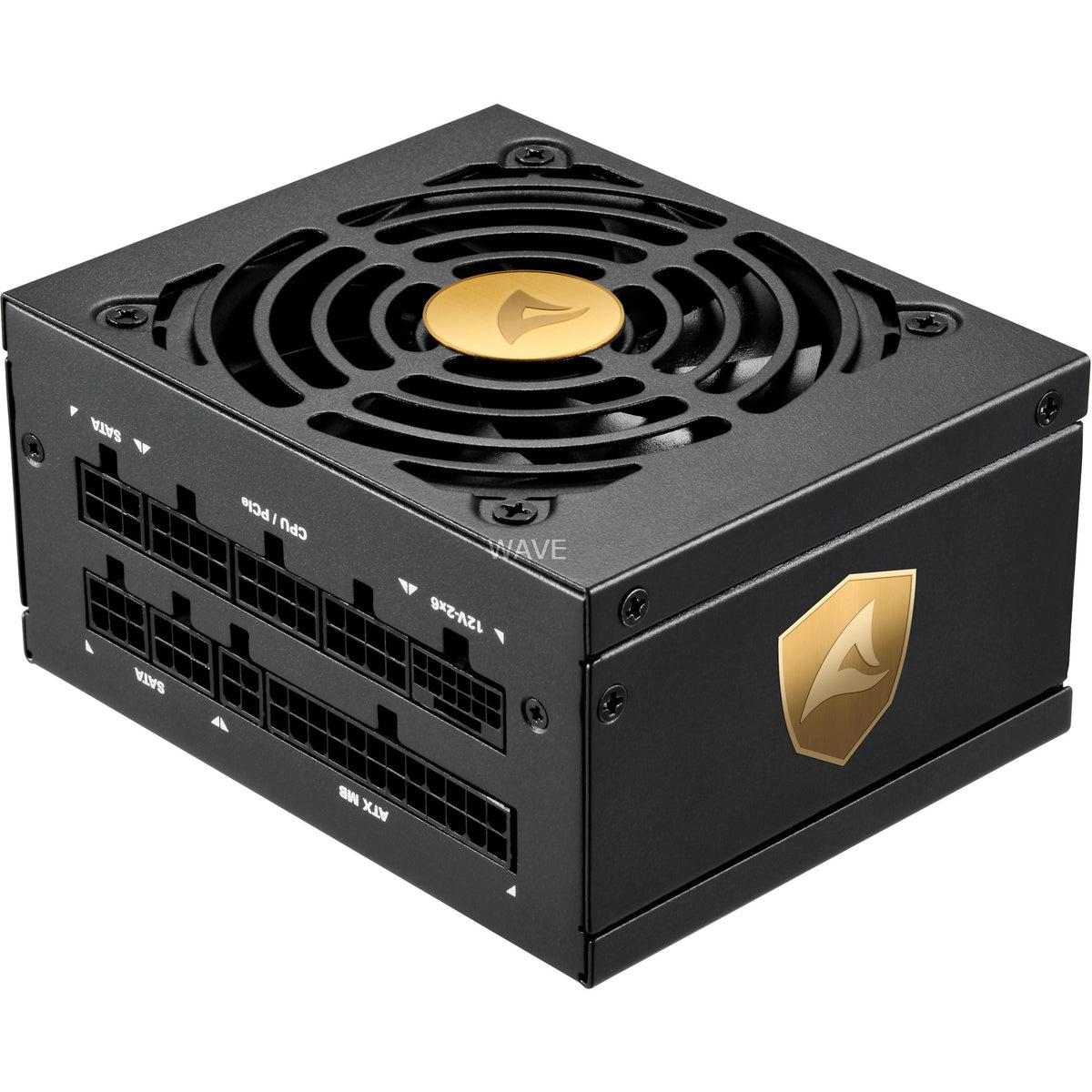 Fuente de alimentación modular Sharkoon rebel p20 sfx de 750 vatios (negro, 1x 12v-2x6, 2x pcie)