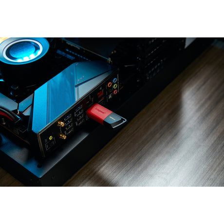 Memoria USB Kingston Data Traveler Exodia M 128 GB (rojo negro, USB-A 3.2 gen 1)