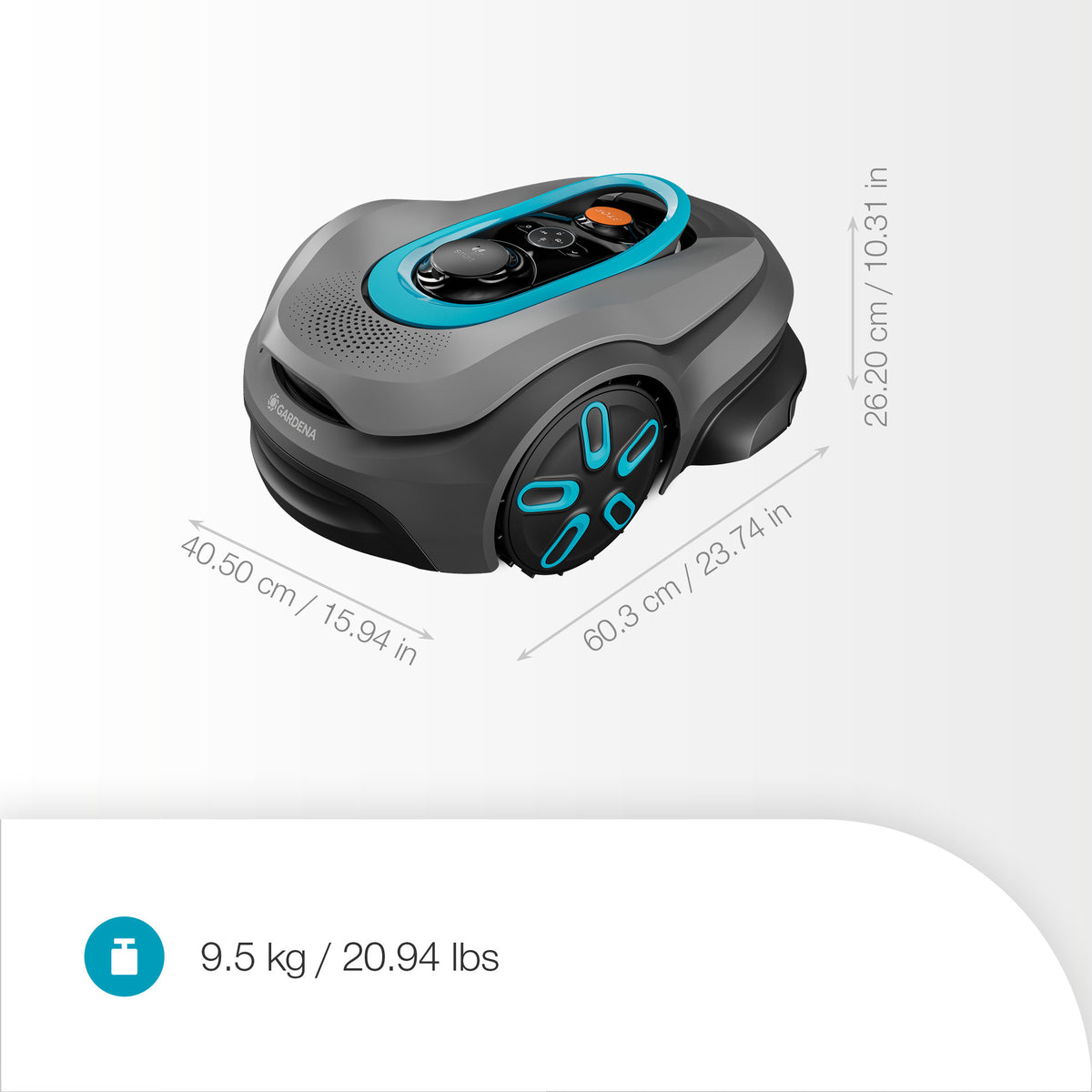 Robot cortacésped Gardena Smart Sileno Sense 400