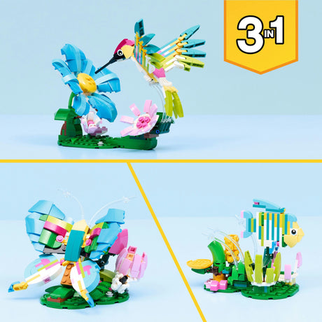 Lego ® creador 3en1 animales salvajes: colibrí colorido - 31384