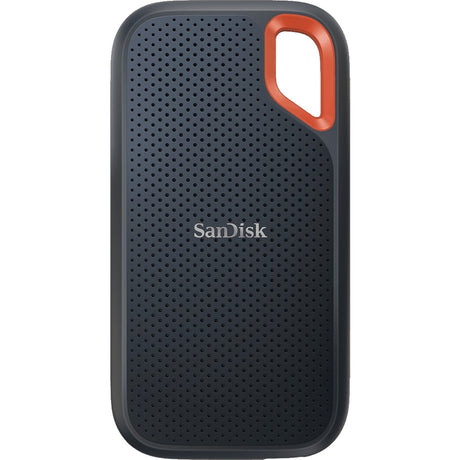 Sandisk extreme portable v2, SSD externo de 1 TB (negro naranja, SDSSDE61-1t00-G25, USB-C)