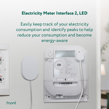 Interfaz de medidor de electricidad Ty frient 2, LED de ahorro de energía (blanco, zigbee 3,0)