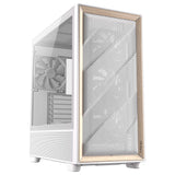 Carcasa de torre midi Antec flux (blanca | 2x USB-A | 1x USB-C | vidrio templado)