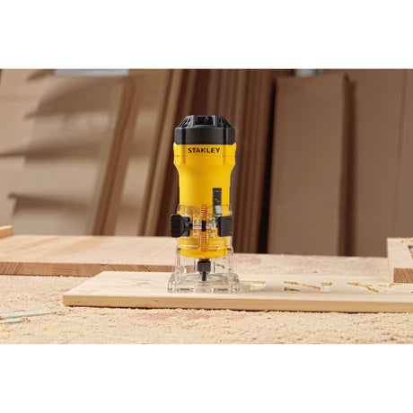 Fresadora de cantos Stanley 550w (amarillo negro)