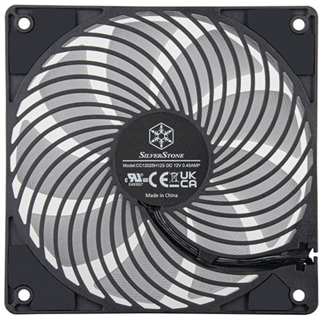 Silverstone air penetrator 120sk argb ventilador de caja (negro, 120 x 120 x 25 mm, pwm)