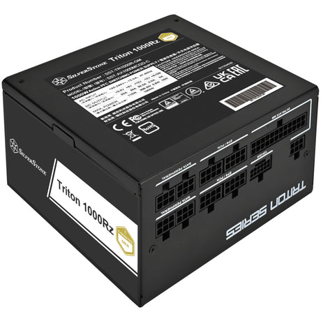 Fuente de alimentación modular Silverstone triton 1000rz de 1000 vatios (negro, 1x 12v-2x6, 4x pcie)