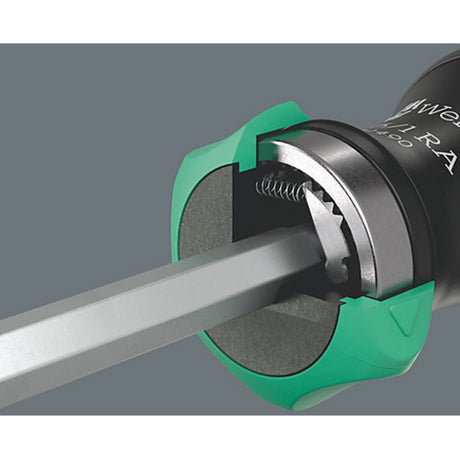 Wera kraftform kompakt 27 ra 1, juego de puntas de 6 piezas (negro verde)