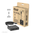 Club 3D USB-C vídeo bidireccional + datos + conmutador PD Conmutador USB (negro)