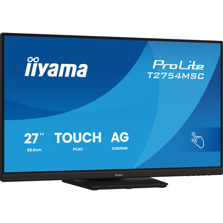 Monitor de pantalla táctil Iiyama prolite t2754msc-b2ag 27 (negro (mate), táctil, VGA, HDMI, audio, USB)