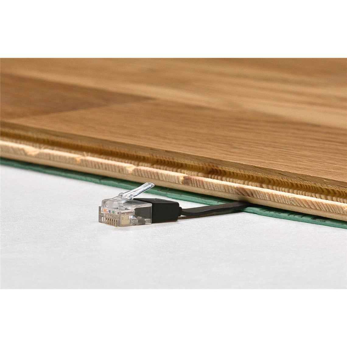 Cable patch plano goobay cat 6a u utp, cable de 10 metros (negro azul)