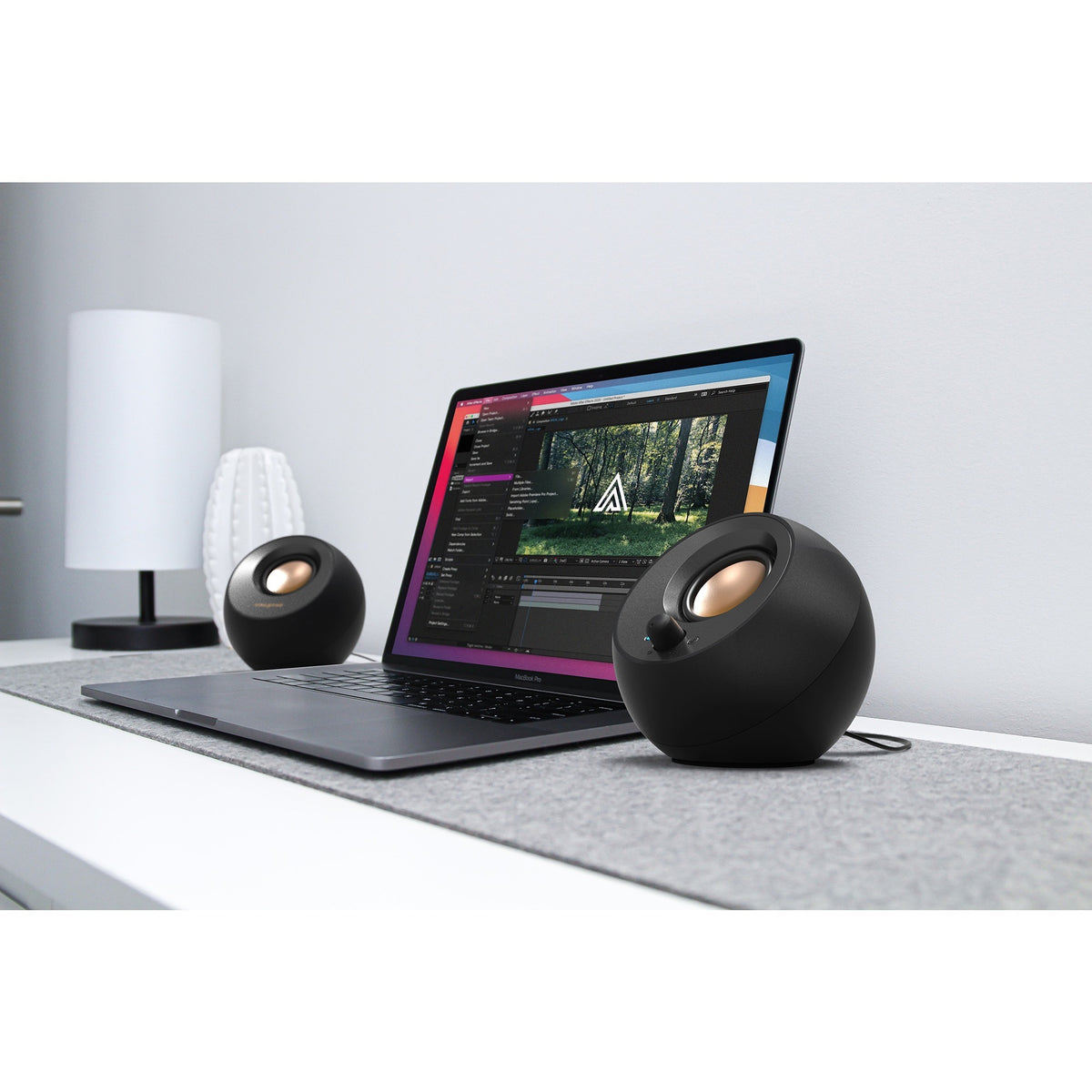 Altavoz para PC Creative Pebble V3 (negro, Bluetooth, USB-C, Aux)