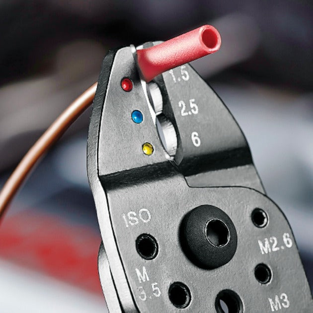 Knipex 97 21 215 alicates para prensar terminales de cable aislados