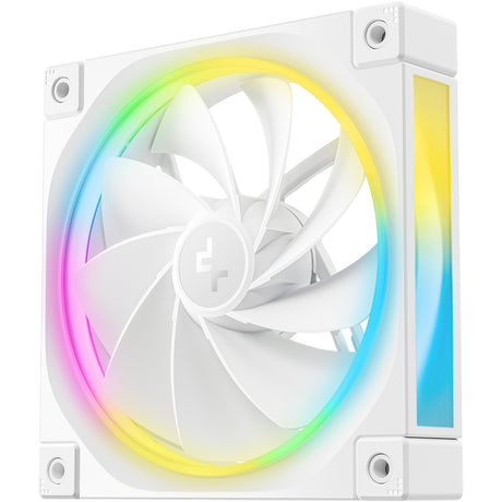Ventilador de caja Deepcool fl12r rgb (blanco, 120 x 120 x 25 mm, pwm)