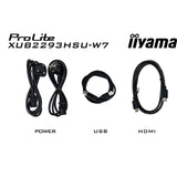 Monitor Iiyama prolite xub2293hsu-w7 21,5 (blanco (mate), HDMI, display port, 2x USB-A)
