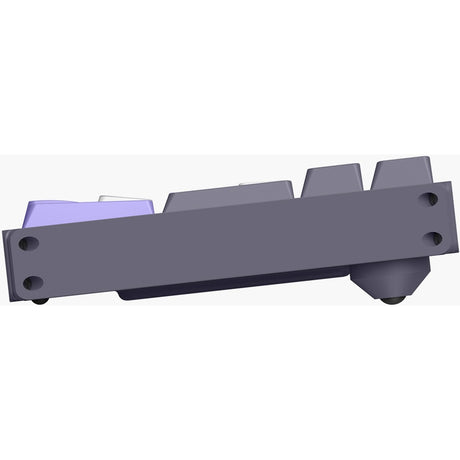 Teclado mecánico inalámbrico Iqunix f97 lavandin (lavanda, diseño estadounidense (qwerty), marrón cereza mx, 96%, leds rgb, intercambiable en caliente, pbt, 2,4 ghz | bluetooth 5.1 | usb-c)