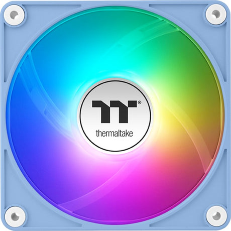 Thermaltake ct120 ex inversa argb sync ventilador de refrigeración para pc hortensia azul (paquete de 3 ventiladores) ventiladores de caja (azul claro, 3 piezas, 120 x 120 x 25 mm, pwm)
