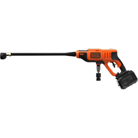 Hidrolimpiadora black+decker bcpc18d1-qw 18v (naranja negra, batería 18v 2.0ah y cargador incluidos)