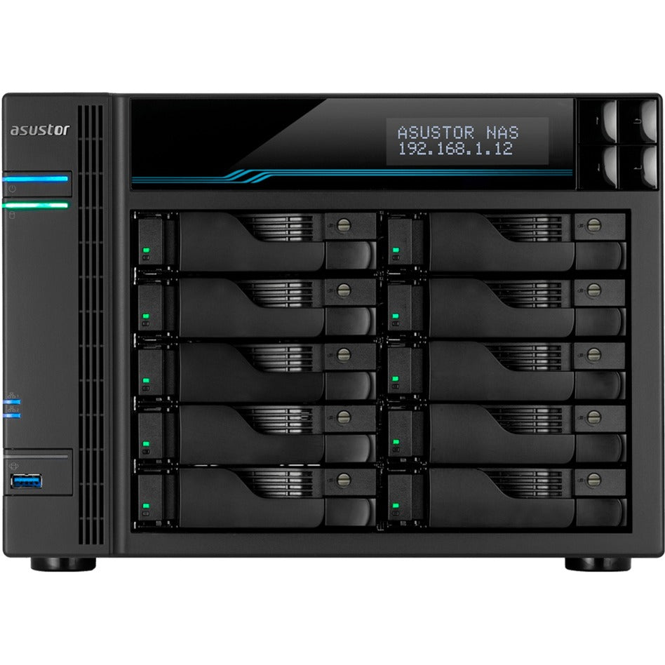 Asustor lockerstor 10 pro as7110t nas (negro)