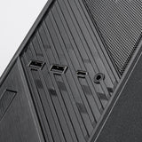 Carcasa minitorre Silverstone milo 12 (negro | 2x USB-A | 1x USB-C)