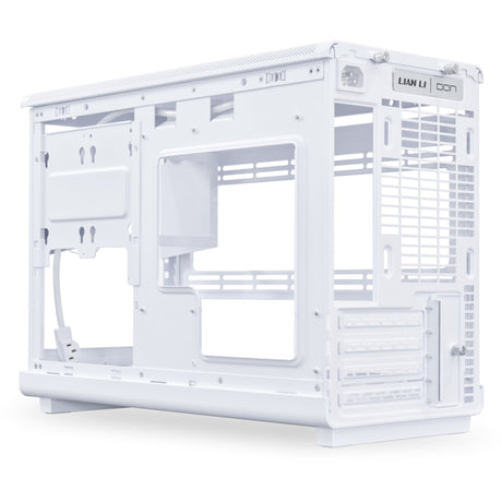 Carcasa midi tower Lian li a3-matx blanca (edición madera) (color madera blanca | 2x USB-A | 1x USB-C | vidrio templado)