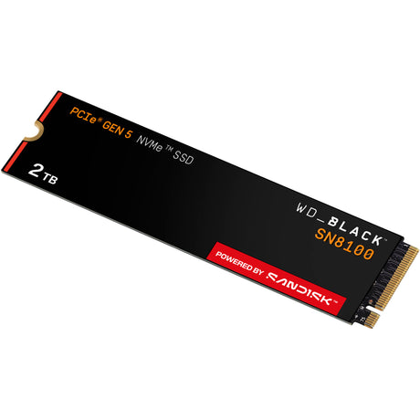 SSD WD Black Sn8100 de 2 TB (PCIe 5.0 x4, NVMe 2.0, M.2 2280)