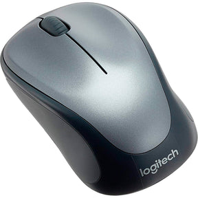 Ratón inalámbrico Logitech m235 (negro gris, nano receptor)