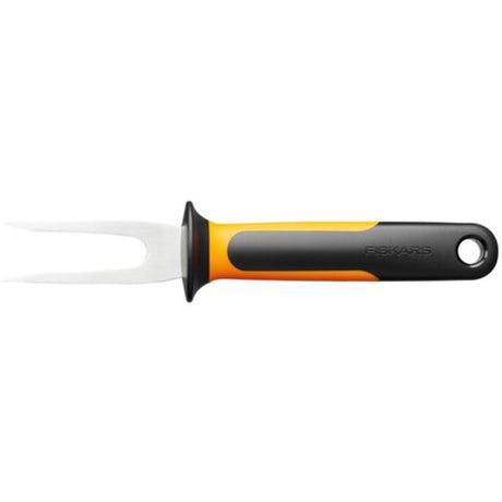 Tenedor para brocheta de pescado con forma funcional Fiskars (acero inoxidable negro)