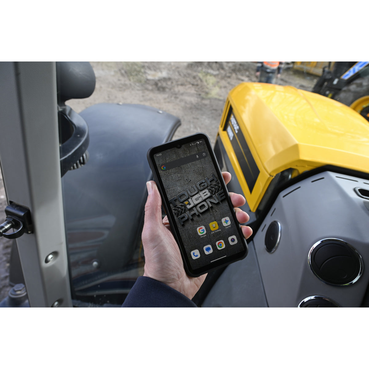 Teléfono inteligente Jcb hardphone e50 (negro | 128 GB | android 16 | dual-SIM)