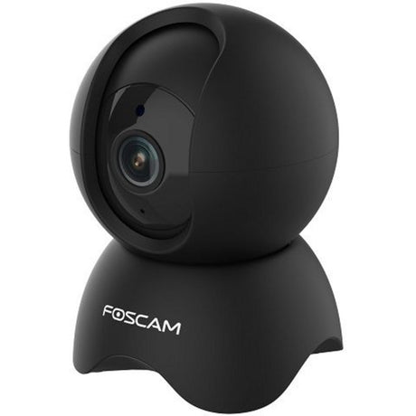 Cámara WiFi Foscam x5 con detección de personas AI (negra, 5 MP)