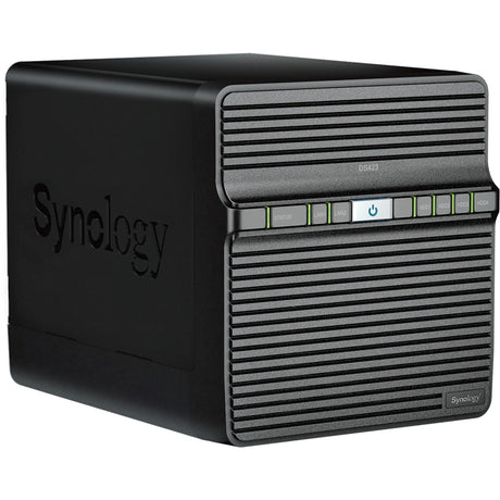 Synology diskstation ds423 nas (negro, 2x rj-45, 2x usb-a 3.2 (5 gbit s))
