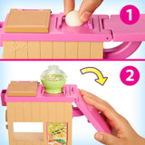 Barbie juego de barra de fideos y muñeca