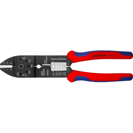 Knipex 97 21 215 alicates para prensar terminales de cable aislados
