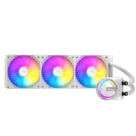 Antec esqueleto 360 argb refrigeración por agua (blanco)
