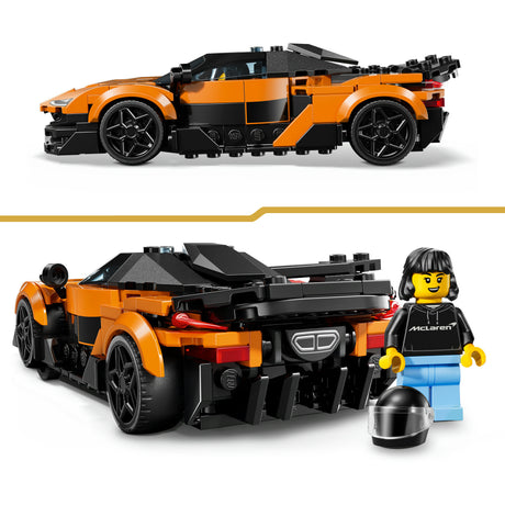 Lego ® speed champions mclaren w1: el verdadero superdeportivo con 1 minifigura - coche de carreras - 77257