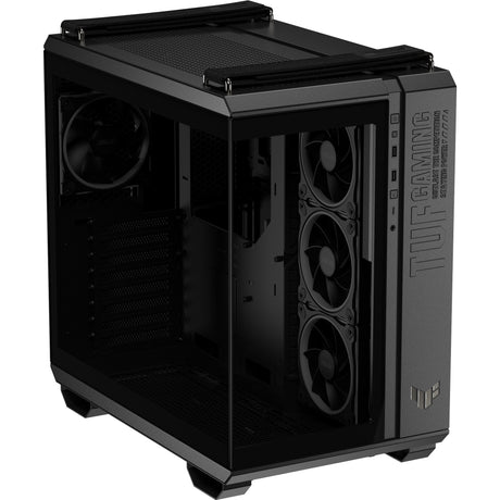 Carcasa de torre midi asus tuf gaming gt502 horizonte argb (negro | 3x usb-a | 1x usb-c | vidrio templado)