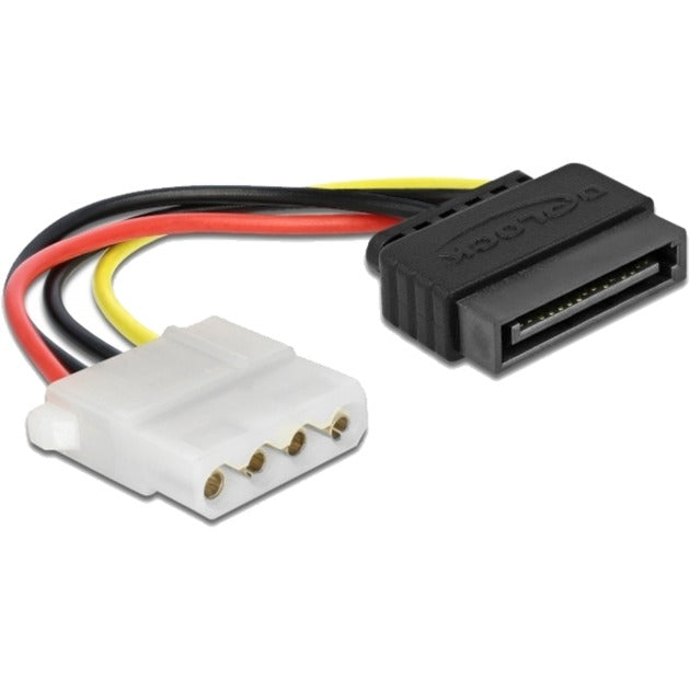 Delock adaptador sata macho de 15 pines > hembra molex de 4 pines