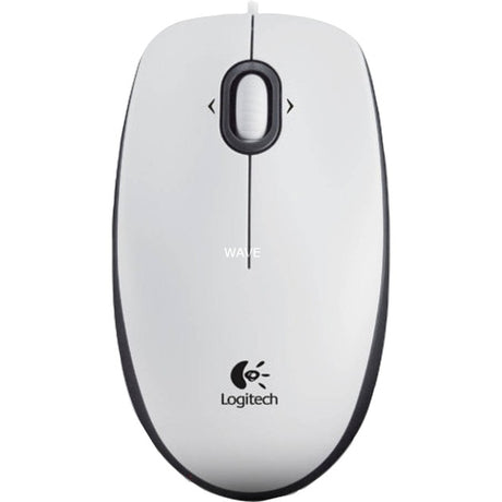 Ratón USB óptico Logitech b100 para empresas (blanco, 800 ppp)