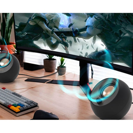Altavoz para PC Creative Pebble (negro, USB)