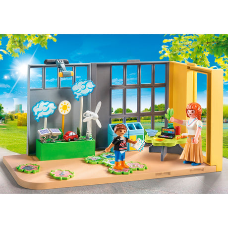 Playmobil city life - expansión ciencia del clima juguetes de construcción (71331)