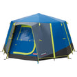 Carpa Coleman octago - carpa 3 personas - carpa festival - azul lima